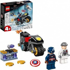 LEGO (Лего) Конструктор  Super Heroes Битва Капитана Америки с Гидрой ,12*14*4 см