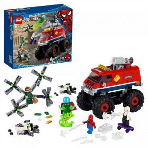 LEGO (Лего) Конструктор  Super Heroes Монстр-трак Человека-паука против Мистерио ,22*26*9 см