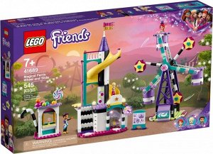 LEGO (Лего) Конструктор FRIENDS Волшебное колесо обозрения и горка ,48*28*8 см