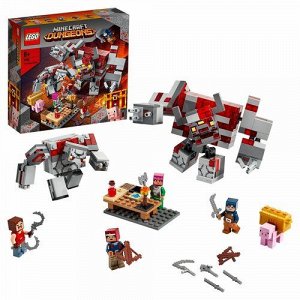 LEGO (Лего) Конструктор Minecraft  Битва за красную пыль ,26*28*7 см