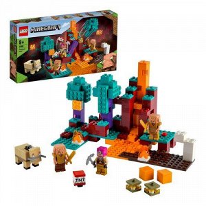 LEGO (Лего) Конструктор Minecraft  Искаженный лес ,19*35*5 см
