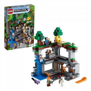 LEGO (Лего) Конструктор Minecraft  Первое приключение ,38*26*7 см