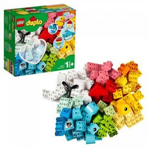 LEGO (Лего) Конструктор Дупло Шкатулка-сердечко,26*28*11 см