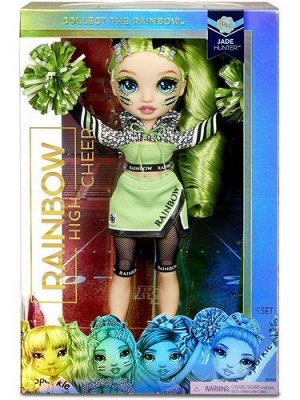 Игрушка Rainbow High Кукла 28 см. Cheer Doll (Чирлидерша)- Jade Hunter (Green) (Джейд Хантер)