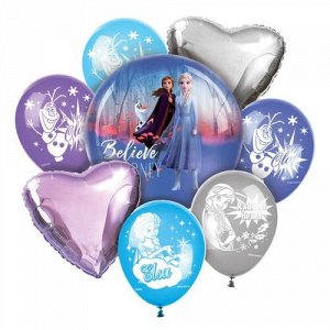 Набор воздушных шаров "Эльза и Анна" Холодное сердце