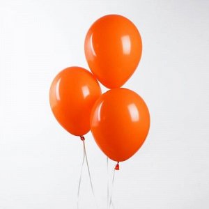 Набор воздушных шаров 12" 5 шт. пастель, цв. оранжевый