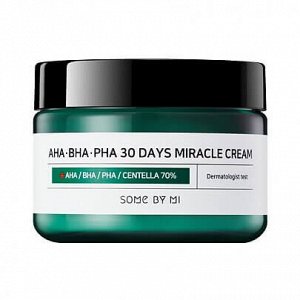 Some by mi AHA/ BHA/PHA 30 Days Miracle Cream Восстанавливающий крем для проблемной кожи 50 мл