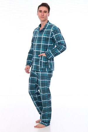 Пижама мужская,модель203,фланель (46 размер, Клаудио, вид 3 )