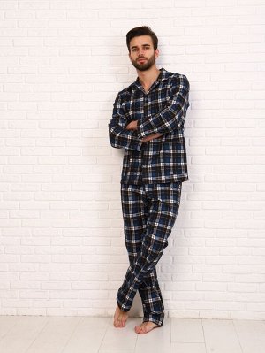 Пижама мужская,модель203,фланель (48 размер, Мишель, вид 3 )