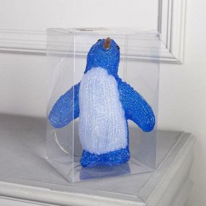 Фигура акрил."Пингвин танцующий" 20х7х7 см, 10 LED, AAx2 (не в компл.), БЕЛЫЙ