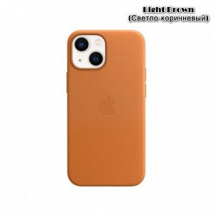 NEW ! Кожаный чехол для Iphone MagSafe Leather Case для 11 / 13 / 13 Pro / 13 Pro Max