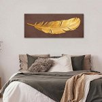 Модульная картина «Перо», 100 х 40 см