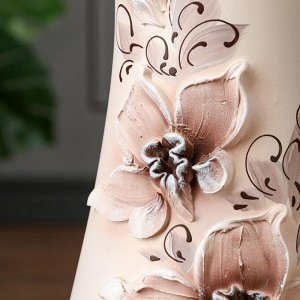 Ваза керамическая "Нора орхидея", напольная, 71 см, микс
