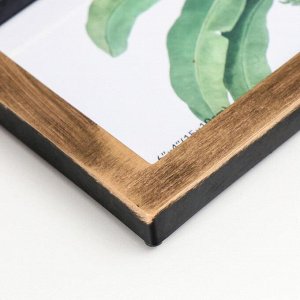 Фоторамка-коллаж на 6 фото 10x15 см «Золотое дерево», т. золото, 38x45 см