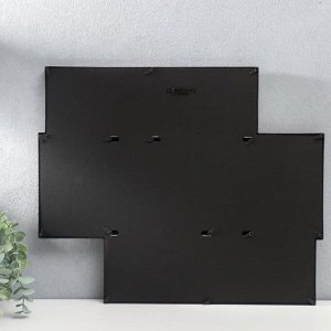 Фоторамка-коллаж на 6 фото 10x15 см «Золотое дерево», т. золото, 38x45 см