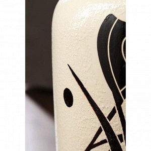 Ваза керамическая "Виктория", напольная, бабочки, роспись, 68 см, авторская работа