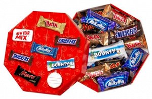 Mаrs Minis Mix (262 гр) Шайба Minis Большой Новогодний подарочный набор Mix