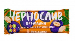 Батончик глазированный &quot;Чернослив Кремлина с арахисом и витаминами&quot; 30 г