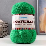 Пряжа &quot;Воздушная&quot; 25%меринос. шерсть, 25%шерсть, 50%акрил 370м/100гр (044 трава)