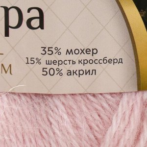 Пряжа "Ангара" 35% мохер 15% шерсть, 50% акрил 250м/100гр (067 пудра)