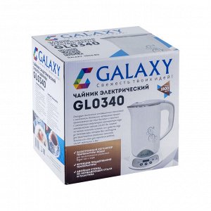 Чайник электрический GALAXY GL0340 (белый)