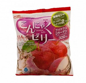 Желе “Yukiguni Aguri” порционное Конняку со вкусом яблока (6шт х18г), 108г