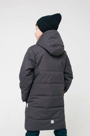 Пальто зимнее для мальчика Crockid ВК 36061/1 ГР