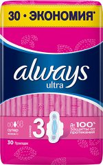 ALWAYS Ultra Женские гигиенические прокладки Super Plus Single 30шт