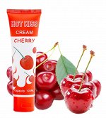 Лубрикант на водной основе с ароматом вишни HOT KISS, 100 мл.