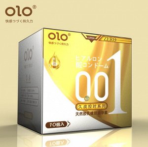 Тонкие рельефные презервативы c пролонгатором OLO PERFORMA (10 шт, Япония)