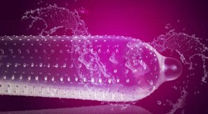 Тонкие точечные презервативы с возбуждающей смазкой OLO CLIMAX (10 шт, Гонконг)