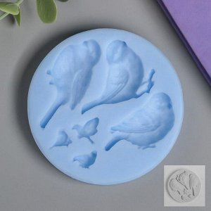 Молд силикон "Птички" 1х1 см-2,3х5,2 см,вес изд 11 гр