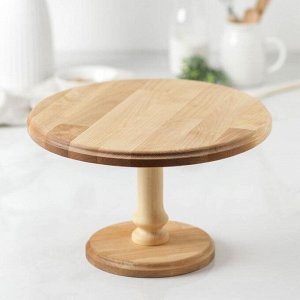 Подставка деревянная для торта и пирожных Adelica, 30x20 см, берёза