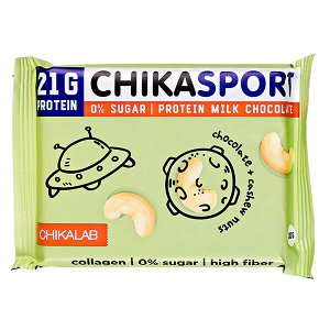 Шоколад CHIKASPORT Cashew nuts 100 г 1 уп.х 12 шт.