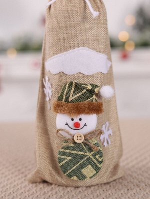 1шт Чехол рождественский со снеговиком