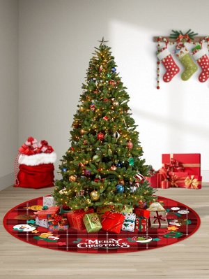 1шт Юбка с мультипликационным узором рождественская елка