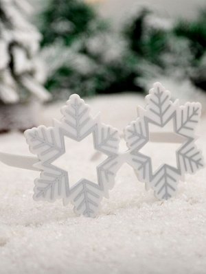 1шт Очки рождественский снежинка декоративный