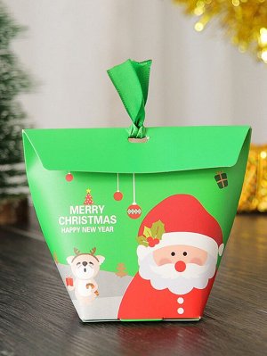 5шт Упаковочная коробка рождественский с мультипликационным узором