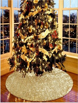 1шт Юбка блестящий рождественская елка