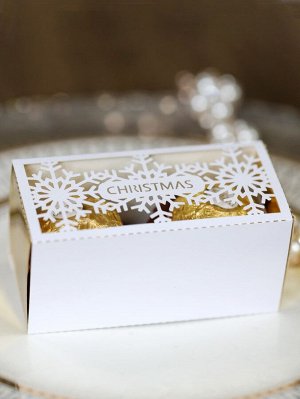 5шт Упаковочная коробка рождественский снежинка