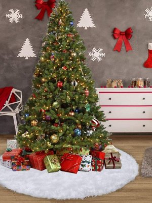 Плюшевая юбка для украшения рождественской елки