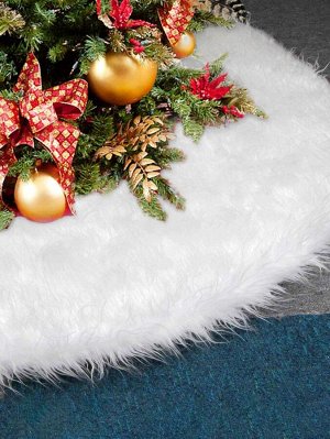 Плюшевая юбка для украшения рождественской елки