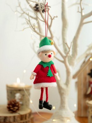 1шт Кукла рождественская елка с принтом фигуры декоративный
