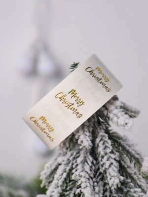 1 рулон Подарочная наклейка рождественский