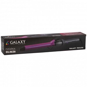 Щипцы для волос Galaxy GL 4626 (плойка 70Вт, керам покр, диам 25мм) 24/уп