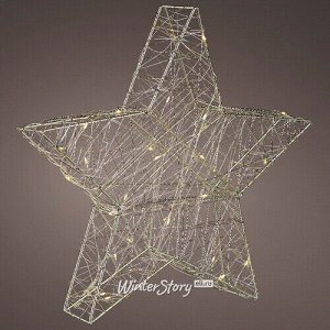 Светодиодная фигура Звезда Lotta Shine 30 см, 30 теплых белых LED ламп, IP20 (Kaemingk)