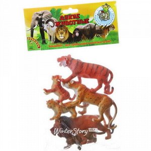 Набор животных Ребятам о зверятах: Дикие животные с детенышами 6 шт (Bondibon)