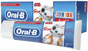 ORAL_B Зубная паста Junior для детей Нежная мята Star Wars 75мл