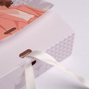 Коробка складная подарочная «Нежность», 16.5 ? 12.5 ? 5 см