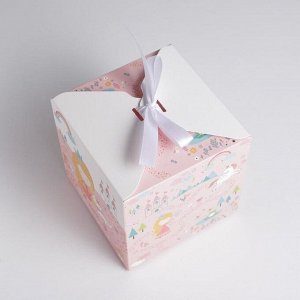 Коробка складная «Принцессе», 12 ? 12 ? 12 см